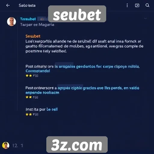 Feedback dos usuários sobre a interface do seubet